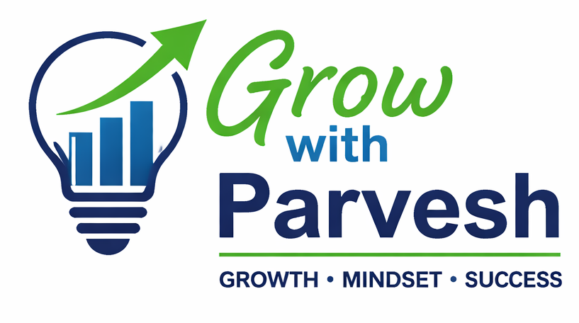 Grow with Parvesh Logo